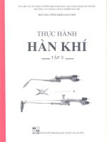 Thực hành hàn khí tập 2 pptx