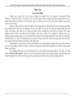 Độ trễ thời gian hoạt động đầu tư phát triển: khái niệm, bản chất, tính thích ứng pptx