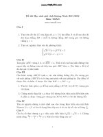 Đề thi học sinh giỏi cấp tỉnh Quảng Ninh Năm 2011 - 2012 - Môn toán pdf