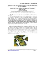 Báo cáo khoa học: Nghiên cứu chế tạo màng mỏng Al2O3 bằng phương pháp phún xạ Magnetron RF potx