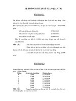 HỆ THỐNG BÀI TẬP KẾ TOÁN QUẢN TRỊ docx