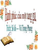 hạnh phúc của một tang gia