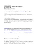 Strategic AdvisingAn Interview with Crisis Management Expert Jim Luksazewski potx