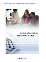 Hướng dẫn sử dụng Nokia PC Suite 7.1 doc