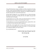 Tính toán thiết kế hệ thống xử lý nước thải sinh hoạt khu dân cư thị xã La Gi tỉnh Bình Thuận công suất 2000m3 ngày.đêm