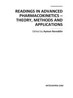 READINGS IN ADVANCED PHARMACOKINETICS – THEORY, METHODS AND APPLICATIONS doc