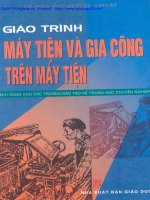 Giáo trình máy tiện và gia công trên máy tiện ppt