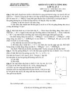 ĐỀ KHẢO SÁT CHẤT LƯỢNG HSG LỚP 9 LẦN 2 MÔN VẬT LÍ – NĂM HỌC 2011- 2012 doc