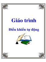 Giáo trình : Điều khiển tự động doc