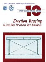 Erection bracing of low-rise structural steel buildings doc