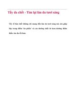 Tẩy da chết - Tìm lại làn da tươi sáng pdf