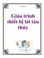 Giáo trình thiết bị lái tàu thủy ppt