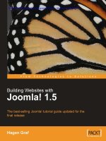 Building Websites with Joomla! 1.5: The best-selling Joomla! tutorial guide updated for the latest 1.5 release potx