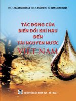 Tác động của biến đổi khí hậu đến tài nguyên nước Việt Nam pdf