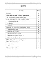 Dao tao va phat trien NNL tai cong ty TNHH Truong DH KTQD doc