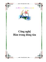 Công nghệ hàn trong đóng tàu docx