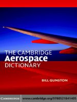 The Cambridge Aerospace Dictionary (Cambridge Aerospace Series) pot