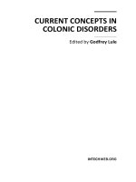 CURRENT CONCEPTS IN COLONIC DISORDERS pptx