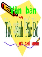tức cảnh pắc pó