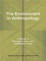 The Environment in Anthropology - A Reader in Ecology, Culture, and Sustainable Living pot