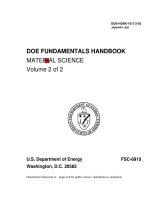 DOE FUNDAMENTALS HANDBOOK MATERIAL SCIENCE Volume 2 docx