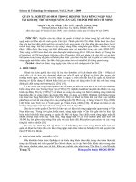 Báo cáo khoa học: Quần xã khuê tảo bám trong hệ sinh thái rừng ngập mặn tại khu dự trữ sinh quyển Cần Giờ, Thành Phố Hồ Chí Minh docx