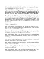 Kế hoạch triển khai thực hiện đề án đẩy mạnh thanh toán không dùng tiền mặt tại Việt Nam giai đoạn 2011-2015 docx