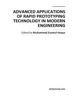 ADVANCED APPLICATIONS OF RAPID PROTOTYPING TECHNOLOGY IN MODERN ENGINEERING pptx