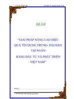 Báo cáo đề tài: