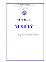 Giáo trình vi xử lý pdf