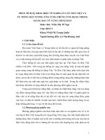 BÁO CÁO KHOA HỌC: PHÂN TÍCH SỰ KHÁC BIỆT VỀ NGHĨA CỦA TỪ HÁN VIỆT VÀ TỪ TIẾNG HÁN TƯƠNG ỨNG CÙNG NHỮNG ỨNG DỤNG TRONG GIẢNG DẠY TỪ VỰNG TIẾNG HÁN potx