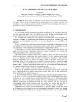 Báo cáo khoa học:Một mô hình Véctơ cho trường hấp dẫn doc