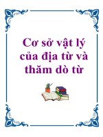 Cơ sở vật lý của địa từ và thăm dò từ pdf