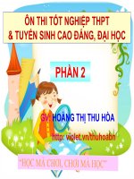 ôn thi tốt nghiệp thptvà tuyển sinh đhcđ