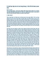 Cơ hội học tập của trẻ em lang thang - vấn đề cần được quan tâm ppt