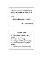 Bài giảng: văn hóa doanh nghiệp pot