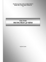 PHƯƠNG PHÁP LẬP TRÌNH_10 pptx