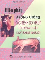 Biện pháp phòng chống các bệnh do virut từ động vật lây sang người pot