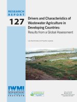 127 Drivers and Characteristics of Wastewater Agriculture in Developing pdf