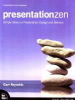 Presentationzen Simple ideas on presentation design and delivery docx