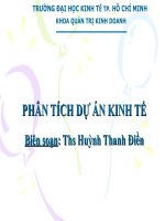 Phân tích dự án kinh tế doc