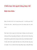 Chiến lược khi người dùng được thể hiện bản thân pptx