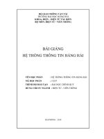 Bài giảng hệ thống thông tin hàng hải pot