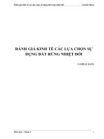Đánh giá kinh tế các lựa chọn sử dụng đất rừng nhiệt đới doc