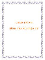 Giáo trình bình trang điện tử pptx
