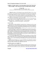 Báo cáo khoa học: Nghiên cứu hiện trạng và dự báo khối lượng chất thải rắn công nghiệp – chất thải nguy hại tại TPHCM đến năm 2020 ppt