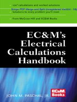 EC&M’s Electrical Calculations Handbook potx