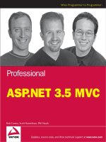 Professional ASP.NET 3.5 pptx