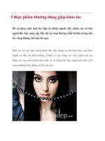 5 thực phẩm thường dùng giúp khỏe tóc docx