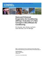 Desiccant enhanced evaporative air-conditioning (DEVap): evaluation of a new concept in ultra efficient air conditioning docx